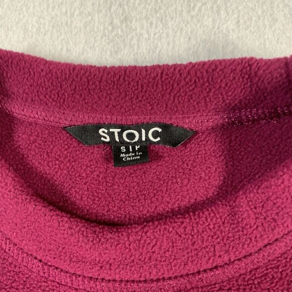 Stoic Pullover Womens Small Purple Crewneck Fleece Oversized Polyester - Picture 5 of 10